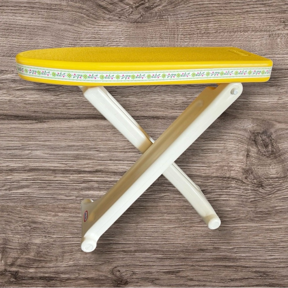 Vintage Little Tikes Yellow Ironing Board Child Size